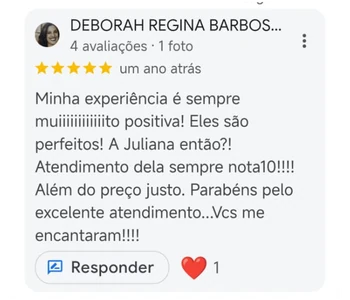 Avaliação 5 estrelas no Google sobre aluguel de gerador na GeraMais — depoimento 4